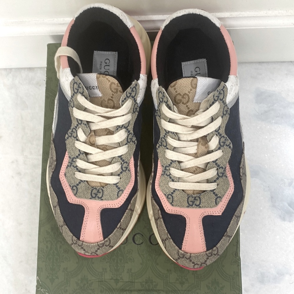 Gucci GG Rython sneaker.  Gently Used.  Size 41/10